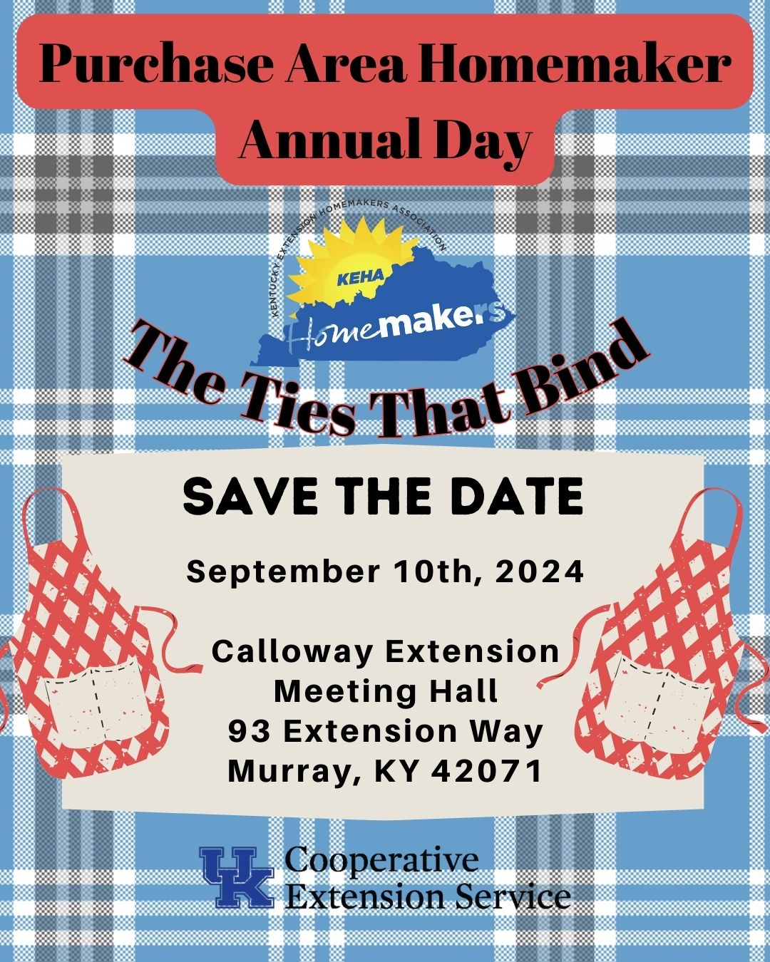 Homemaker Annual Day Save the Date 2024