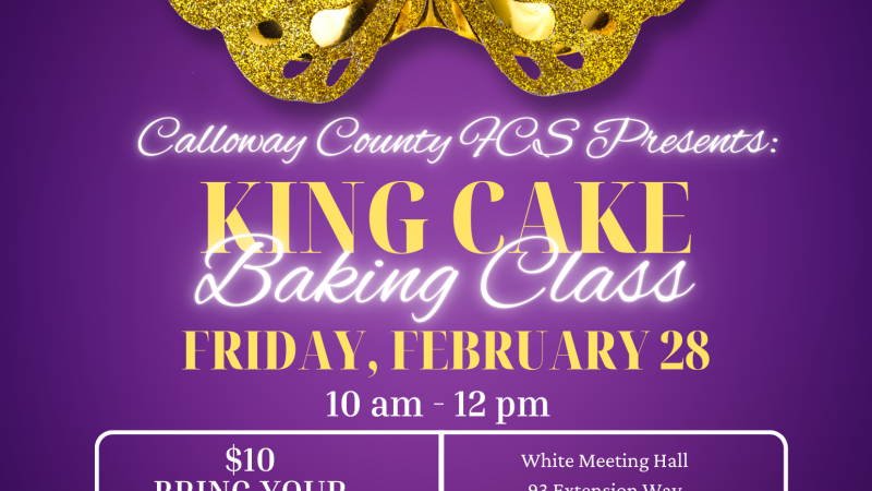 King Cake informational flyer